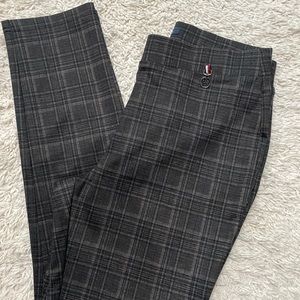 Tommy Hilfiger women pants plaid size 10 multi color
